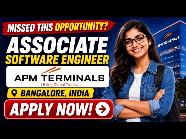 Associate Software Eng.🔥| APM Terminals | Bangalore | Freshers 2026 | Biggest Off Campus Opportunity