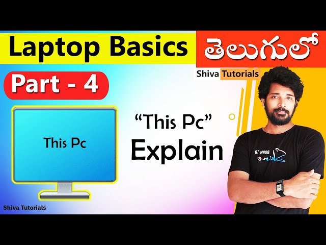 How to use laptop in telugu, | Part 4 |, how to use laptop for beginners, Windows 11, This Pc