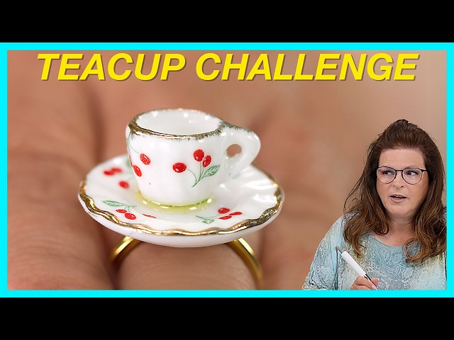 Can I Sculpt This Ring? 3D Acrylic Teacup Challenge