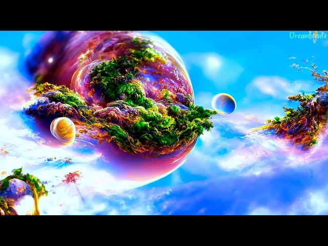Journey into Fantasy Dream World.  Animation Ambient Music Video.  Inspired by Paintings