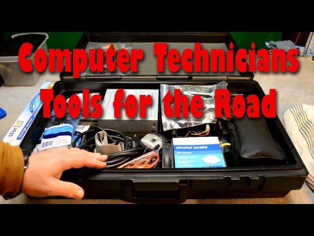 Computer Technicians Tools for the Road