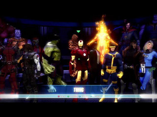 Marvel Ultimate Alliance SUPER MODDED roster
