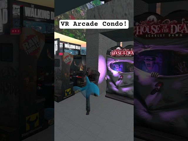 I Put My VR Condo Inside My Arcade! 🤯#therave #emuvr #vr #arcade #nostalgia