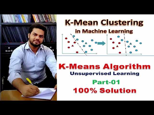 K Means Algorithm in Machine Learning with Example Explained Part 1 | Unsupervised Learning
