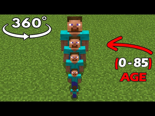 360° POV: Your LIFE in Minecraft be like