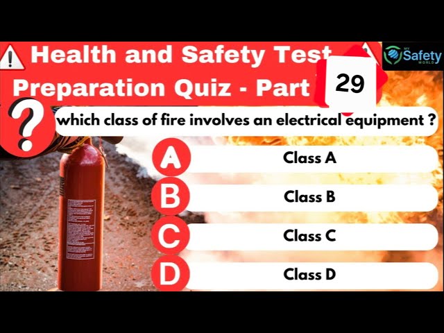 Can You Pass This Health and Safety Test?| Health & Safety Short Quiz  0029| #healthandsafetytest