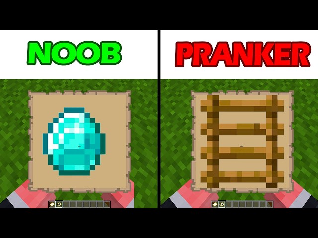 Noob vs Pro vs Prankster: Trap Building Challenge!