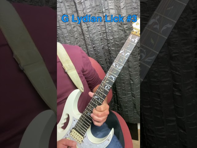 Lydian lick 3 | Lydian solo | Guitar solo