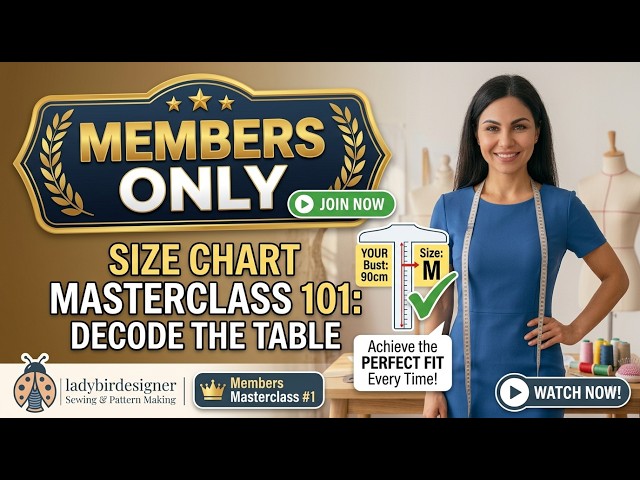 The Secret to Perfect Sizing for pattern making | Member Cheat Sheet #2