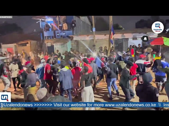 Manchester United fans in Kenya are celebrating Arsenal’s #UCL loss