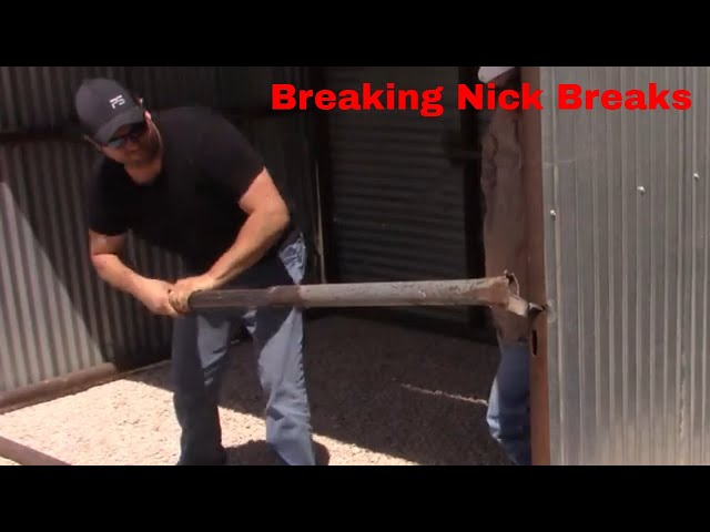 API 1104 Butt and Branch Test Breaking Nick Breaks
