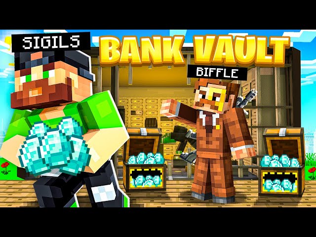Breaking into a Bank Vault on Camp Minecraft