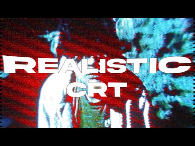 How To Make Best CRT LOOK In After Effects