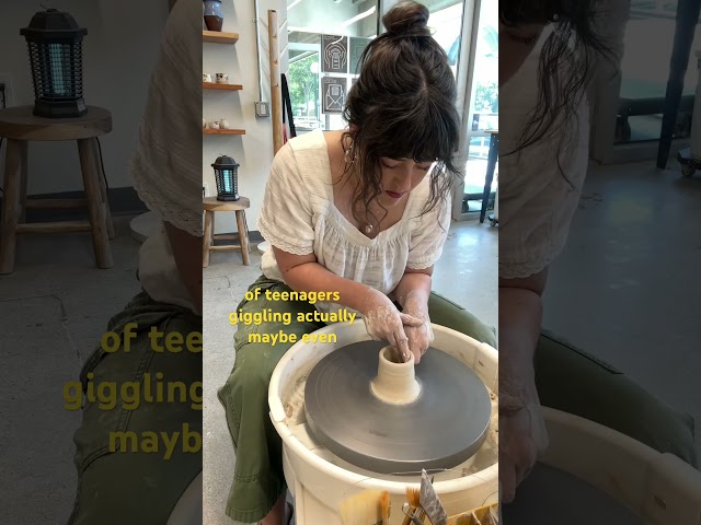 I hope I don’t regret posting this 😅 #pottery #potteryprocess #wheelthrowing #wheelthrownpottery