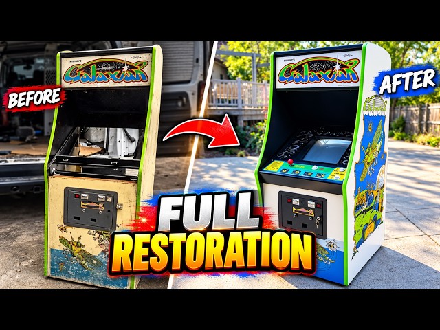 Galaxian Arcade Machine – Complete Restoration