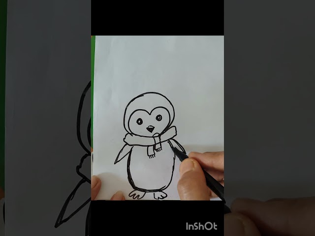 cute penguin drawing #drawing #easydrawing #explore #cute