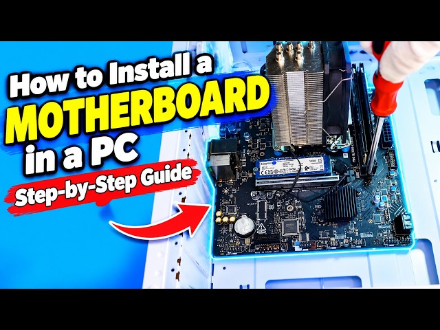 Motherboard Installation Guide – How to Install a Motherboard & Standoffs