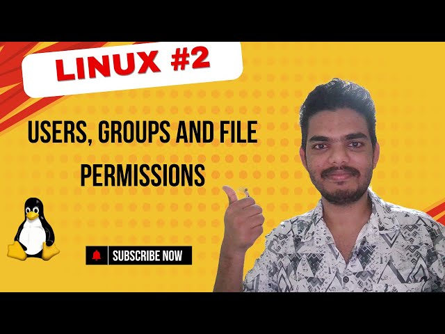 Users, Groups and File Permissions in Linux | Linux Day 2 | #devops #linux #r #programming #coding