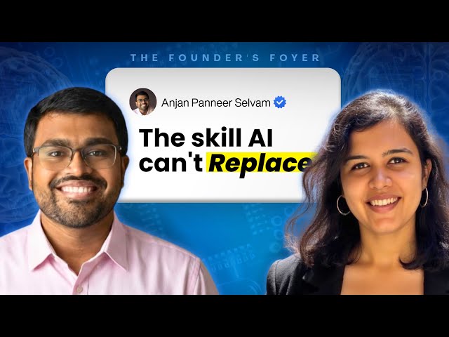 Will AI Take Our Jobs? ⚠️The Real Answer ft. Anjan Panneer Selvam | Aishwarya Ashok