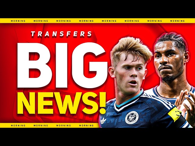 Romano HALL Transfer Update! Rashford BARCA Transfer? Man Utd Transfer News