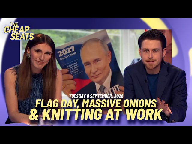 The Wrong Flag, Massive Onions & Knitting At Work | #CheapSeatsAU
