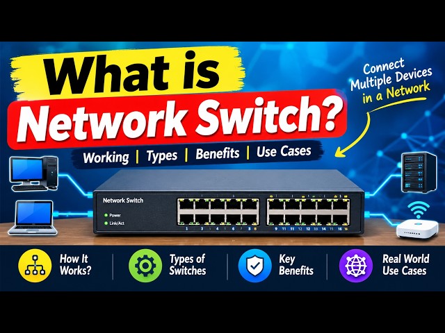 Network Switch Explained | How Does a Network Switch Work?