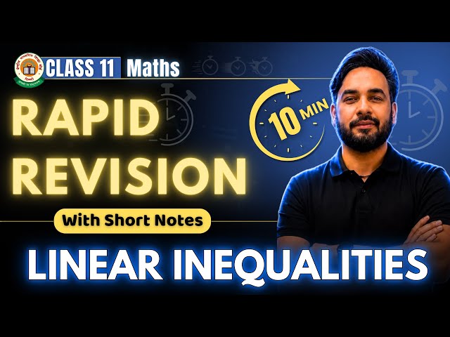 Linear Inequalities in 10 Mins🔥😱| Rapid Revision Class 11 Maths | All About Mathematics