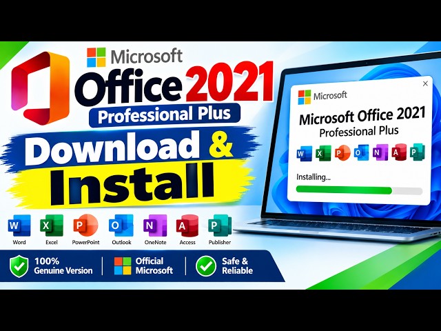 How to Download & Install Microsoft Office 2021 | Full Step-by-Step Guide
