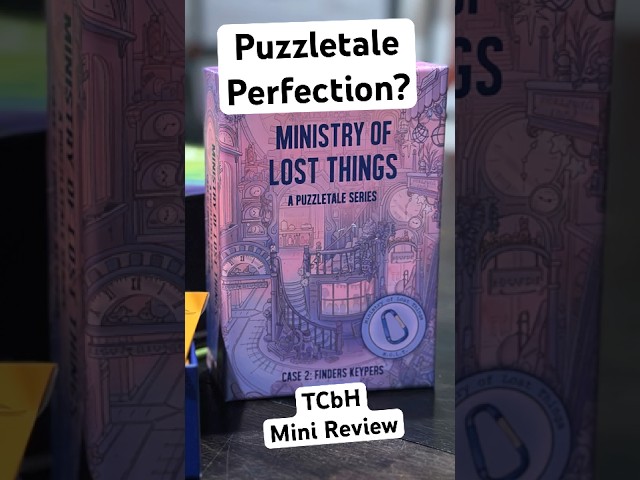 Ministry of Lost Things 2: Finders Keypers - TCbH Mini Review #boardgames #puzzletale #kickstarter