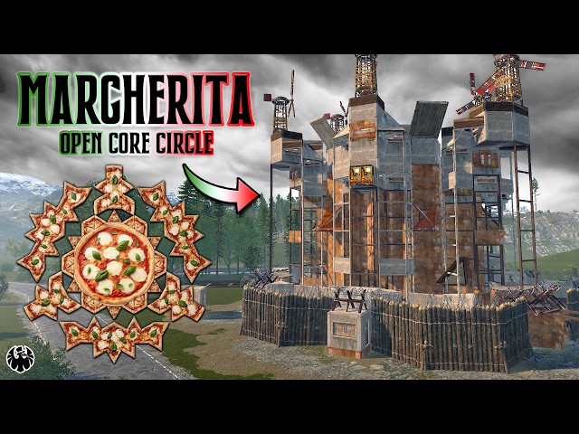 MARGHERITA • Open-Core • Shield-Wall • Anti-Siege 8-12 man RUST