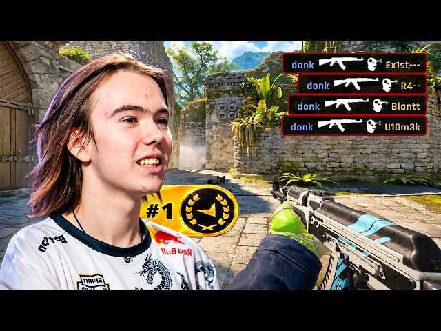 Donk Plays FACEIT LVL 10 | #1 RANK