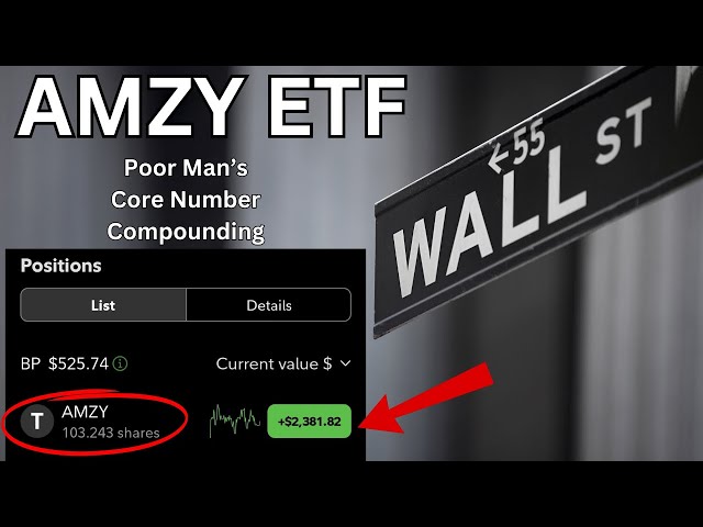 Poor Man's Core Number Compounding ($2400) - AMZY ETF - Fidelity brokerage for PASSIVE INCOME