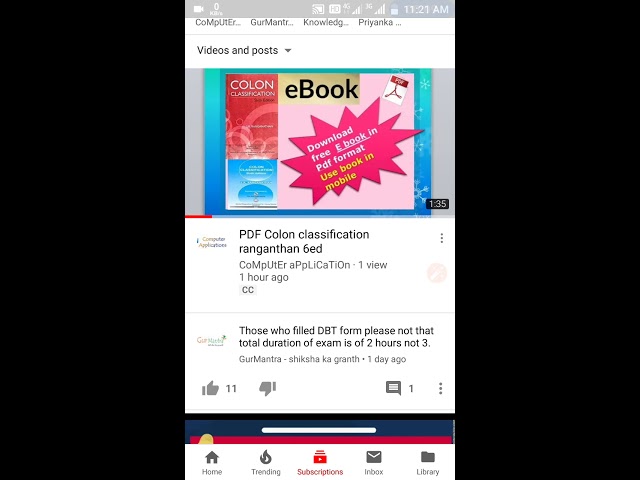 How to download PDF book of colon classification