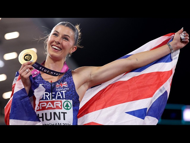 🇬🇧 Amy Hunt 🔥 dominates Women's 100m Finals European Athletics Birmingham 2026