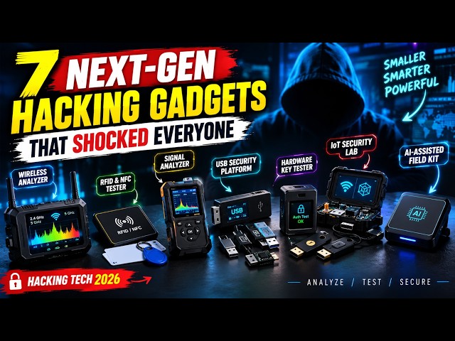 7 Next-Gen Hacking Gadgets That Shocked Everyone#cybertech   #securityresearch#futuretech#HackerTool