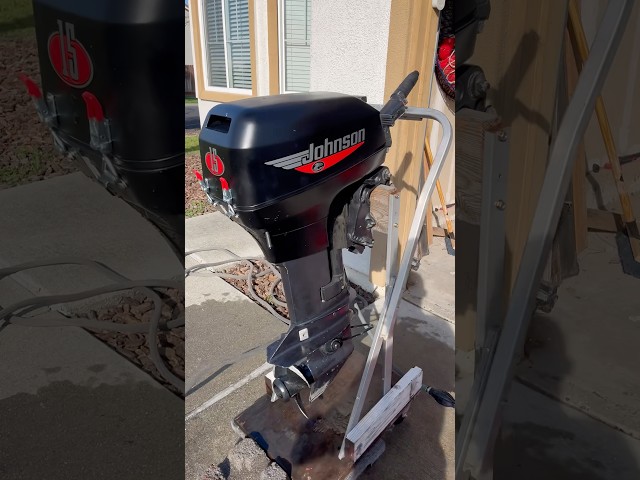 Johnson 15hp Outboard Motor Repairs and Restoration #boat#johnson#evinrude#2stroke