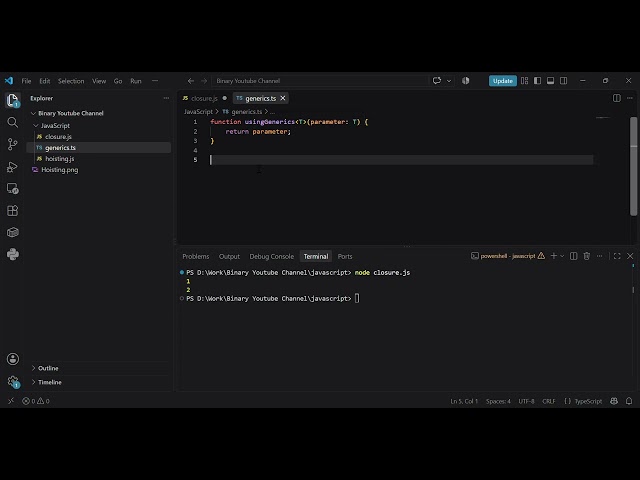 What are Generics and how are they used in TypeScript?