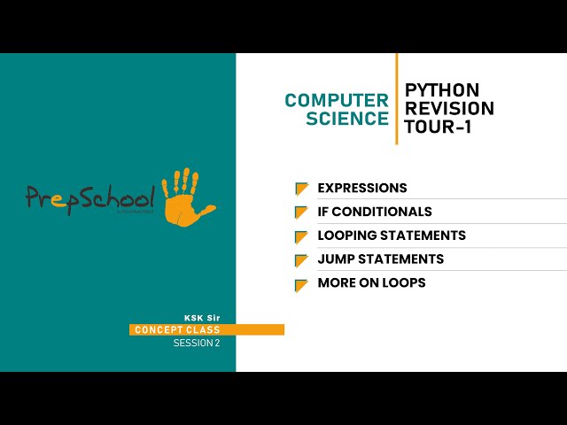 DAY 02 | COMPUTER SCIENCE | CBSE XII | PYTHON REVISION TOUR - 1 | L2