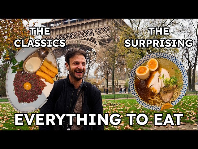 12 MUST EAT Restaurants in Paris France (food guide) ! | Jeremy Jacobowitz