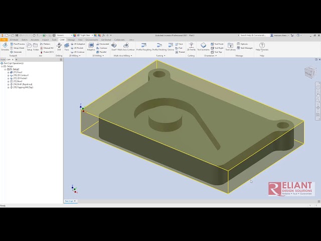Learn Inventor CAM : Concepts for Beginner