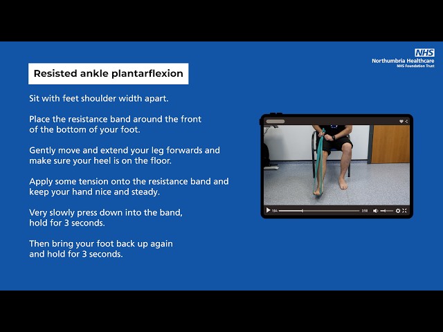Resisted ankle plantarflexion