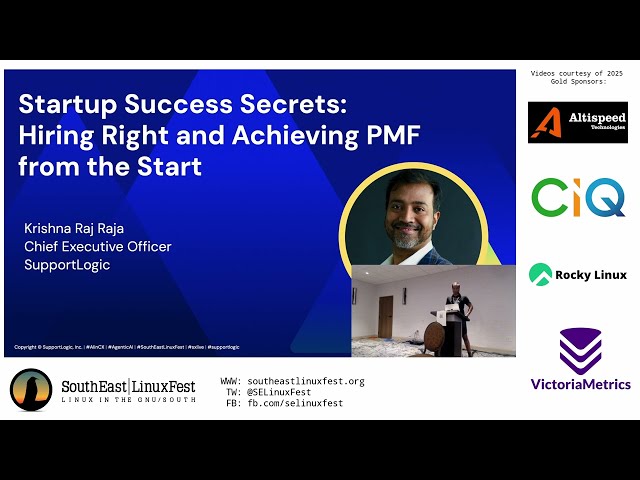 Krishna Raj Raja - Startup Success Secrets: Hiring Right and Achieving PMF from the Start
