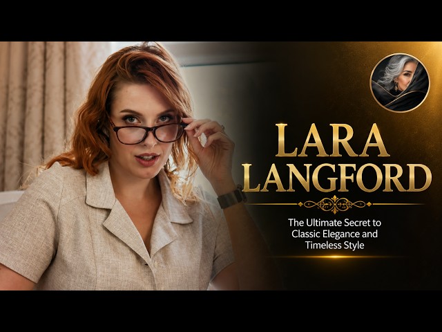 LARA LANGFORD ・✿ The Ultimate Secret to Classic Elegance and Timeless Style