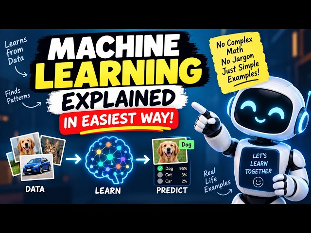 Machine Learning Explained in the Easiest Way | ML for Beginners