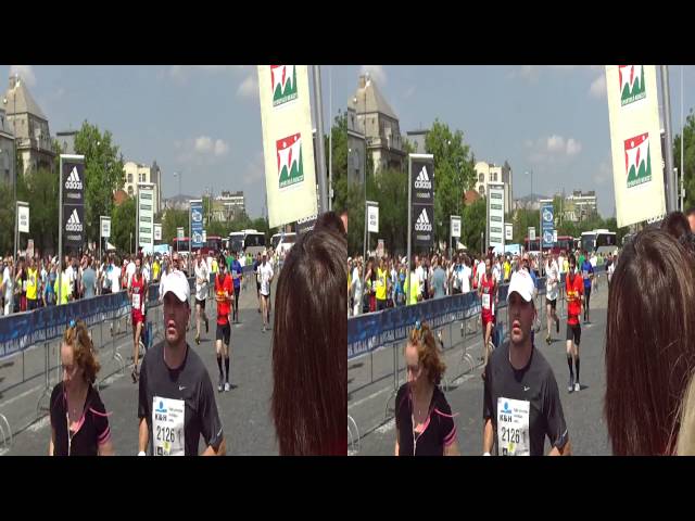 K&H félmaraton 2013-06-09 11:15-11:37 sztereo 3D