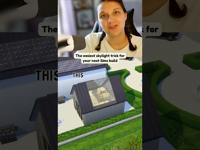 How to make a skylight in The Sims 4 🏠