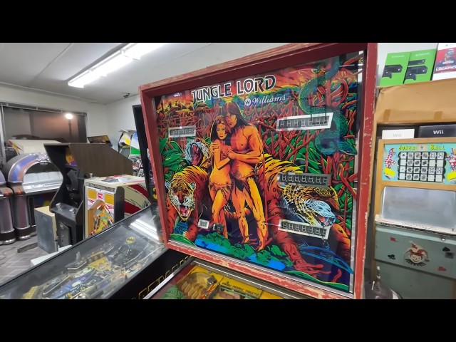 Repairing An Early Williams Jungle Lord Pinball Machine