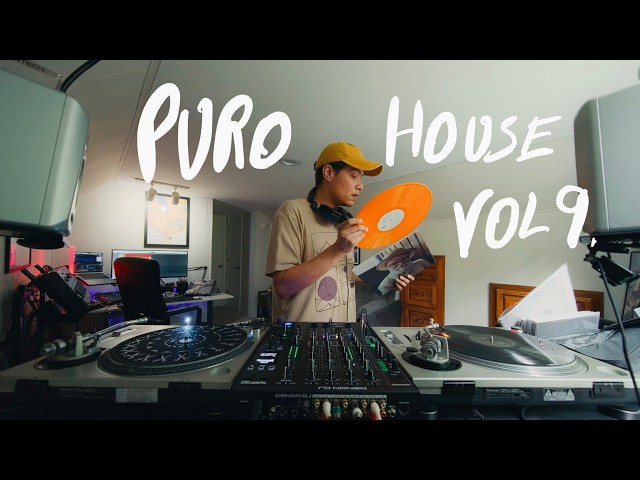 Puro House Vol 9 // Groovy Tech & UK House Mix // 100% Vinyl DJ Set