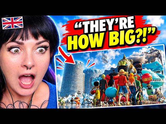 British Girl REACTS to ONE PIECE Character Sizes… WHAT?!