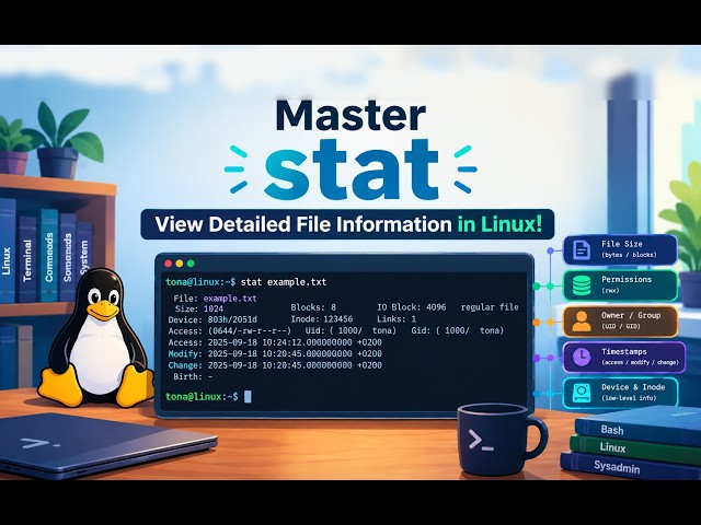 Master stat – View Detailed File Information in Linux!